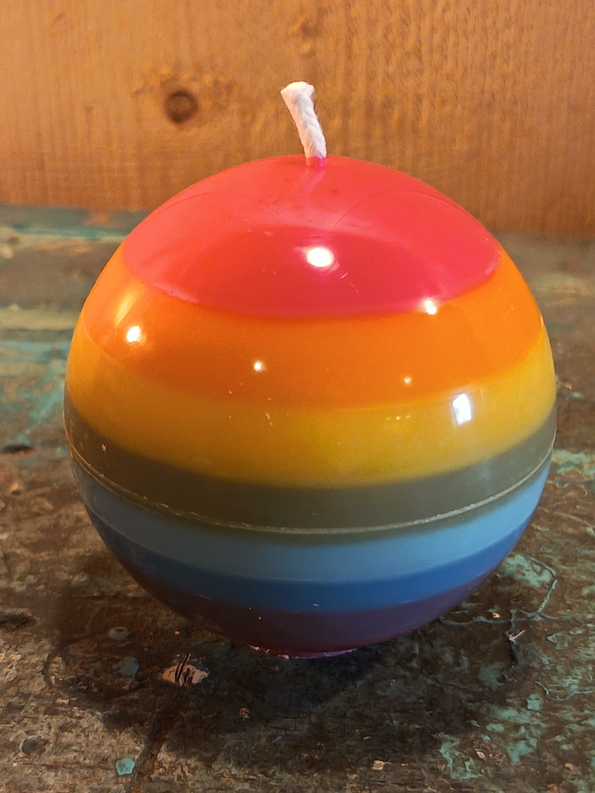 Bougie Ronde Arc-en-ciel 5 Bougie Ronde Arc-en-ciel – Image 5