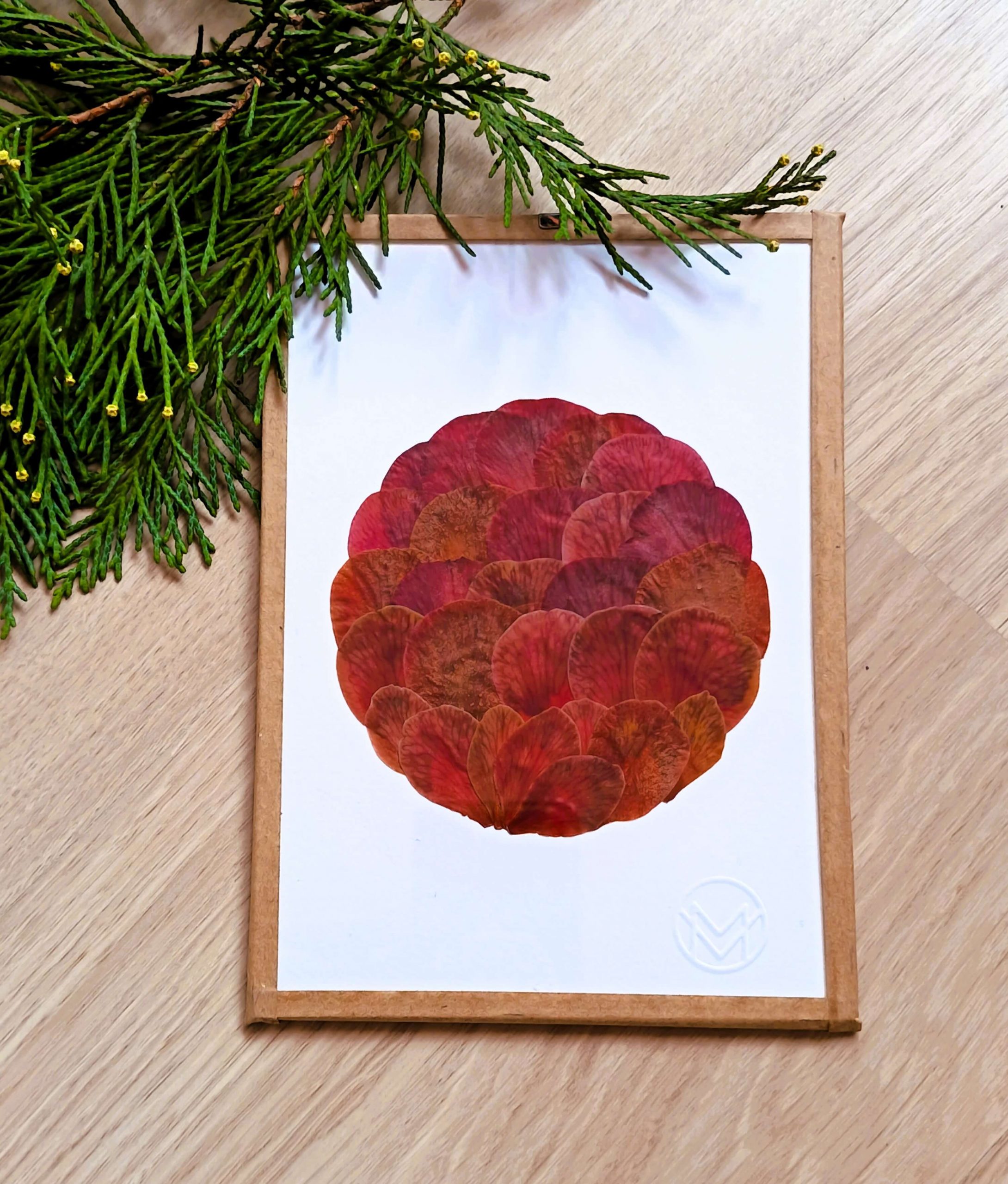 Cadre floral Mer'Veille "Luna" - Camélia 2 Cadre floral Mer'Veille "Luna" - Camélia – Image 2