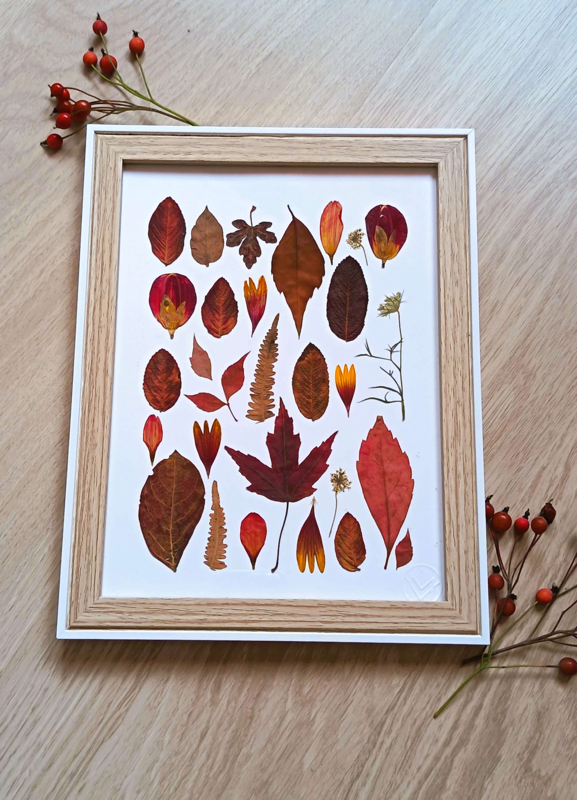 Cadre floral Mer' Veille "Jardin d'Automne" 1 Cadre floral Mer' Veille "Jardin d'Automne"