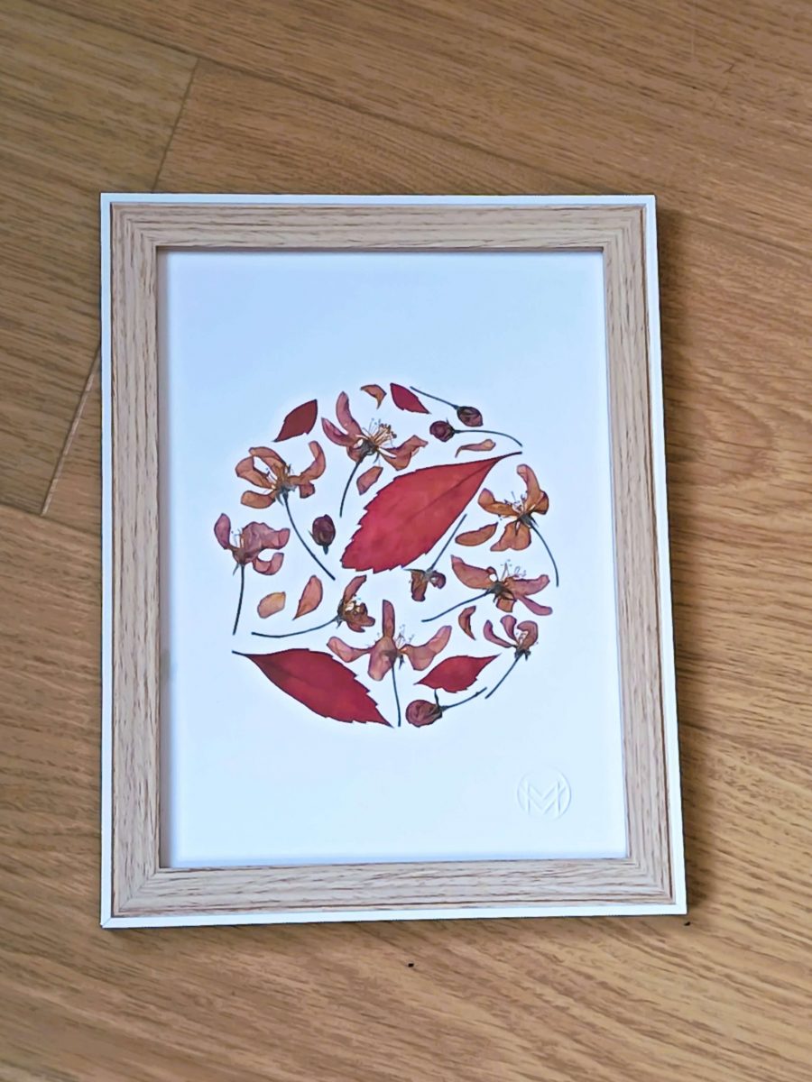 Cadre floral Mer' Veille "Jardin Fleurs de pommier"